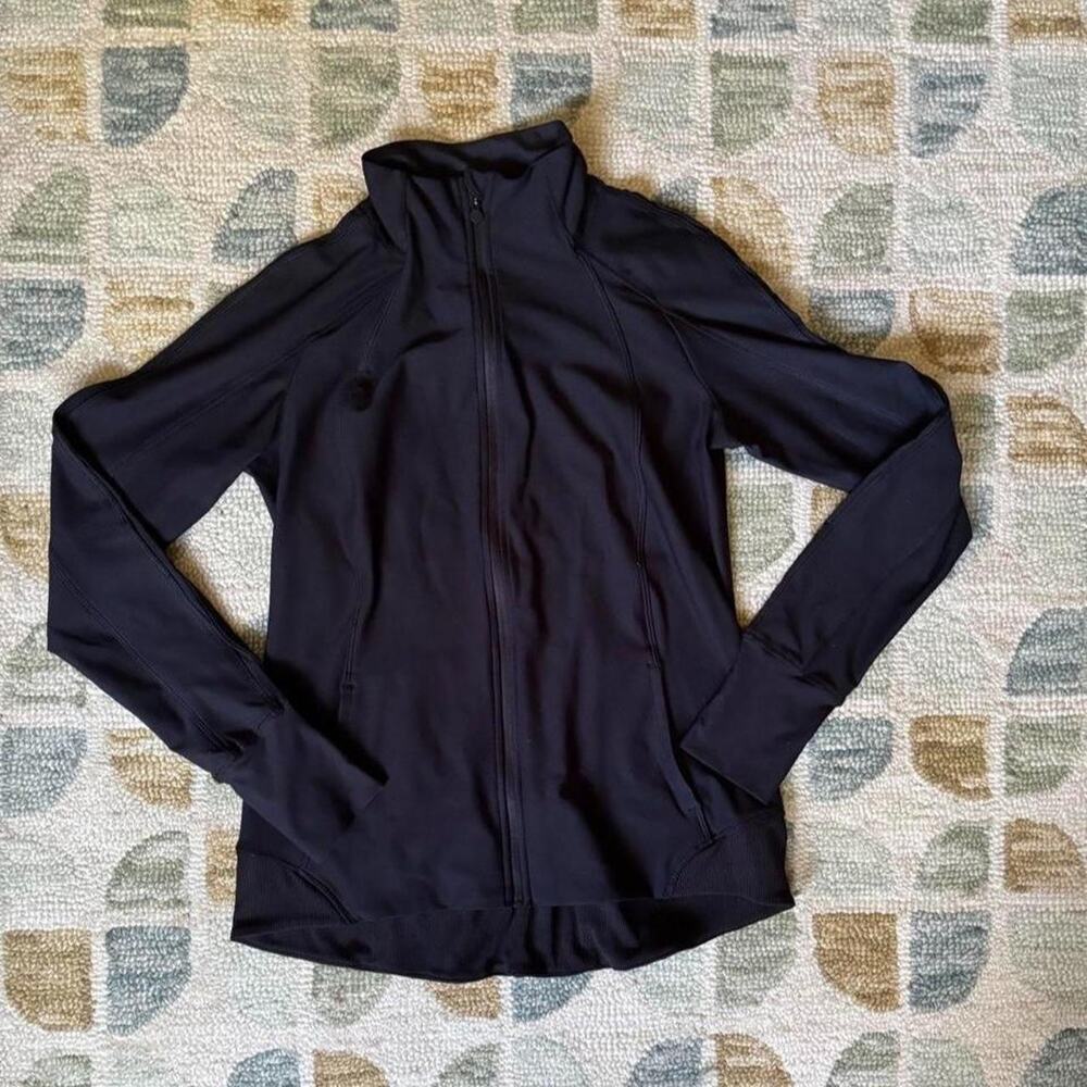 Apana Workout Jacket with Mesh Details Minimalist Black Gym Active